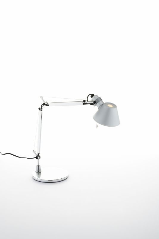 Tolomeo Micro Tischleuchte Body mit Fuß Aluminium Artemide